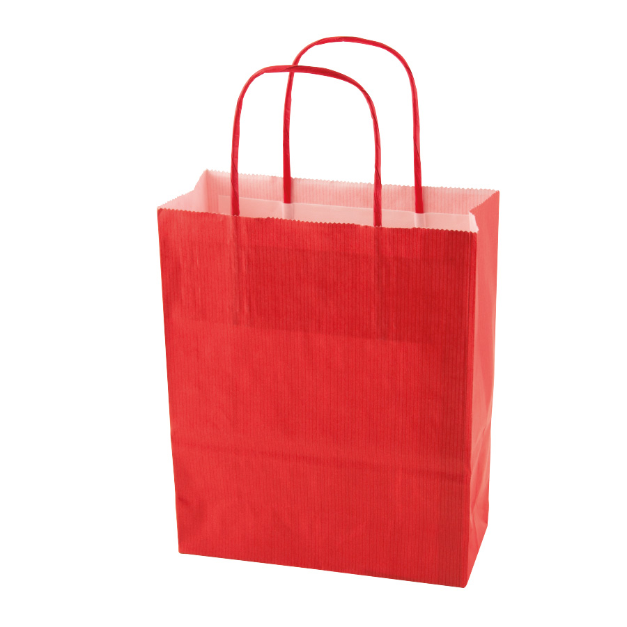 SAC PAPIER KRAFT PROMOTIONNEL ANSES TORSADEES 'CUBANO' 32X41X12 cm 100 GR/M²