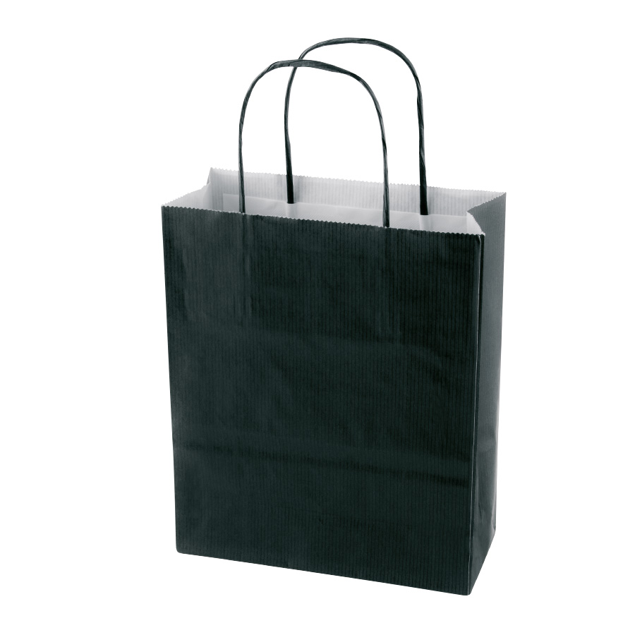 SAC PAPIER KRAFT PROMOTIONNEL ANSES TORSADEES 'CUBANO' 32X41X12 cm 100 GR/M²
