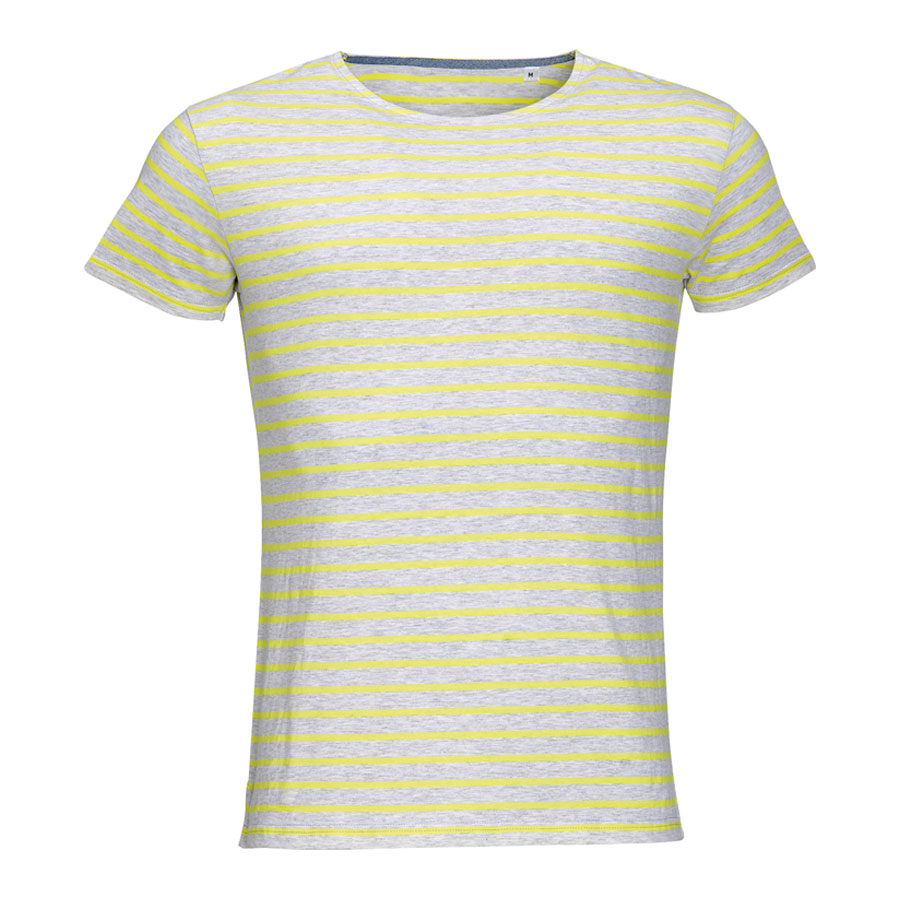 T-SHIRT MARINIÈRE PERSONNALISÉ HOMME 'MILES' 150GR/M²