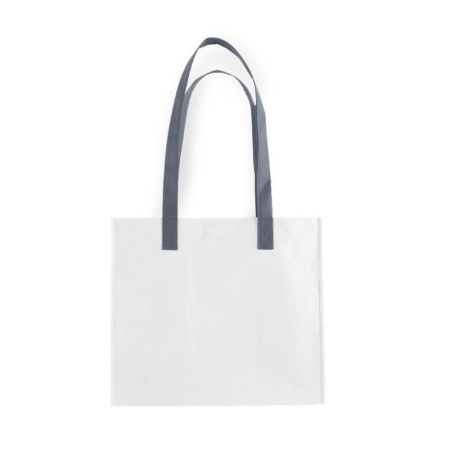 SAC SHOPPING PUBLICITAIRE BICOLORE 'BARCELONA' 80 GR/M²