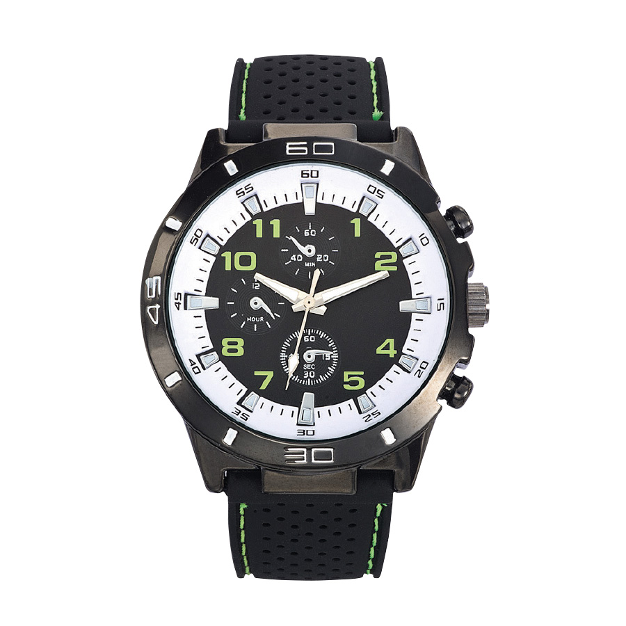 MONTRE PUBLICITAIRE ANALOGIQUE MIXTE 'TURBO'