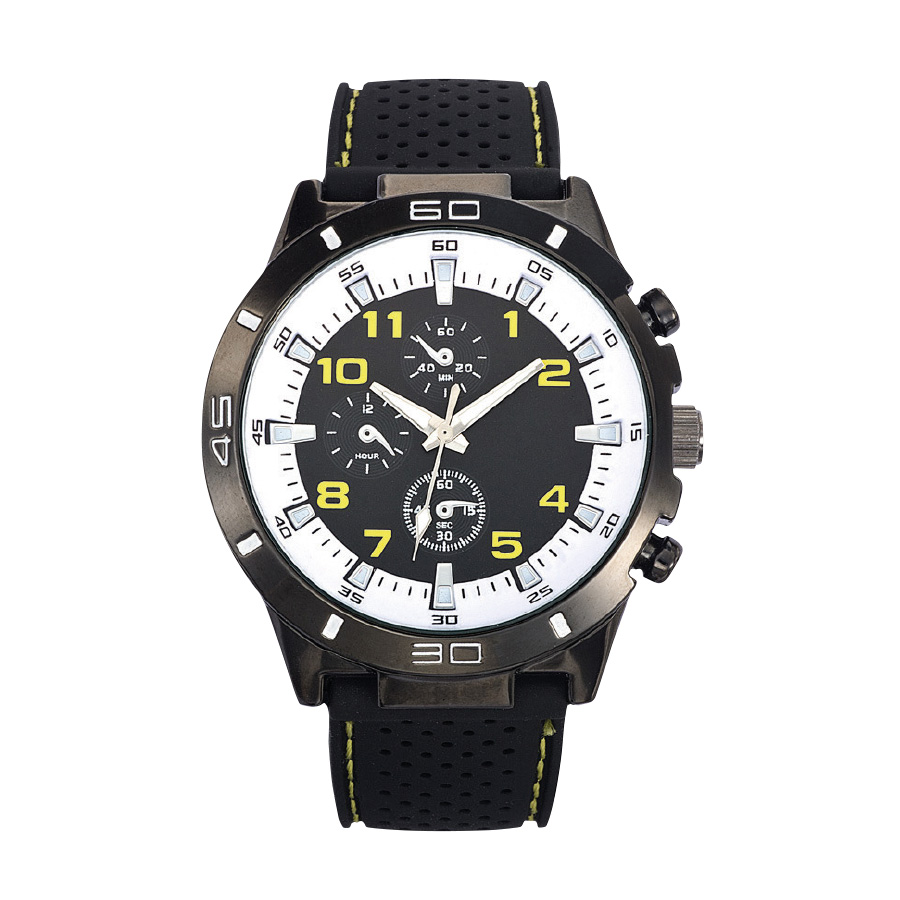 MONTRE PUBLICITAIRE ANALOGIQUE MIXTE 'TURBO'