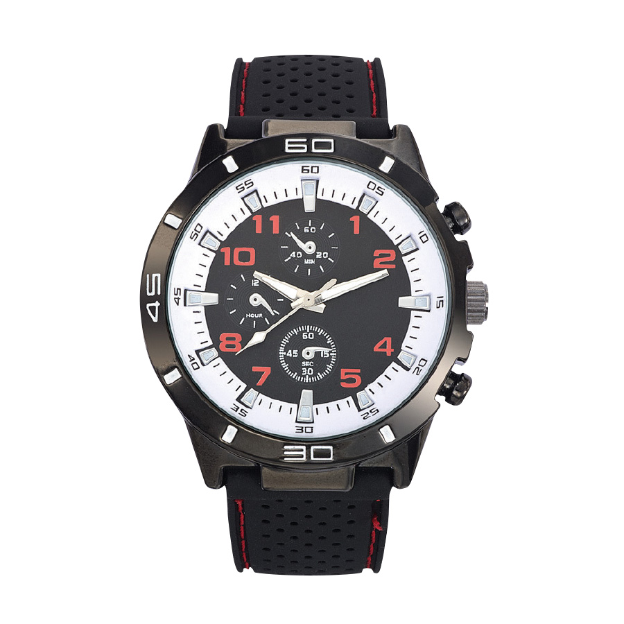 MONTRE PUBLICITAIRE ANALOGIQUE MIXTE 'TURBO'