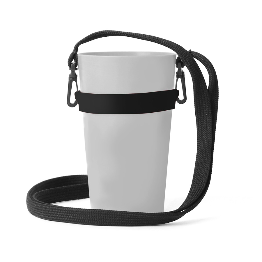 PORTE-GOBELET 30 CL ET 60 CL TOUR DE COU PUBLICITAIRE 'BORELIA'