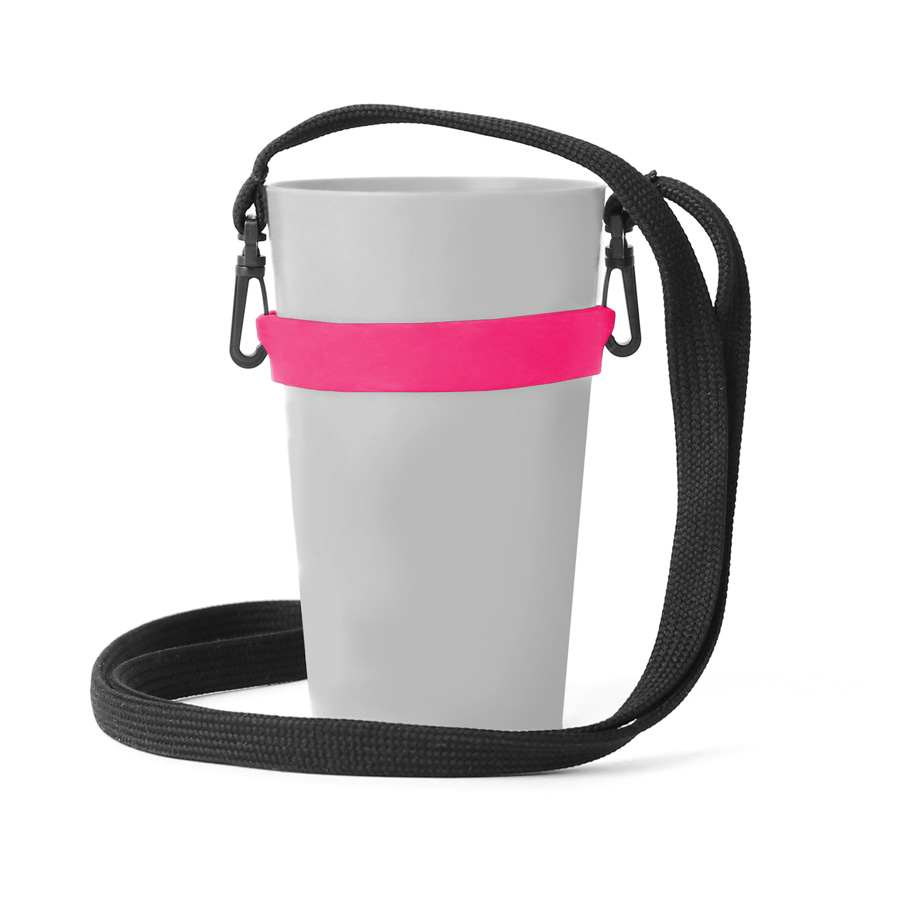 PORTE-GOBELET 30 CL ET 60 CL TOUR DE COU PUBLICITAIRE 'BORELIA'