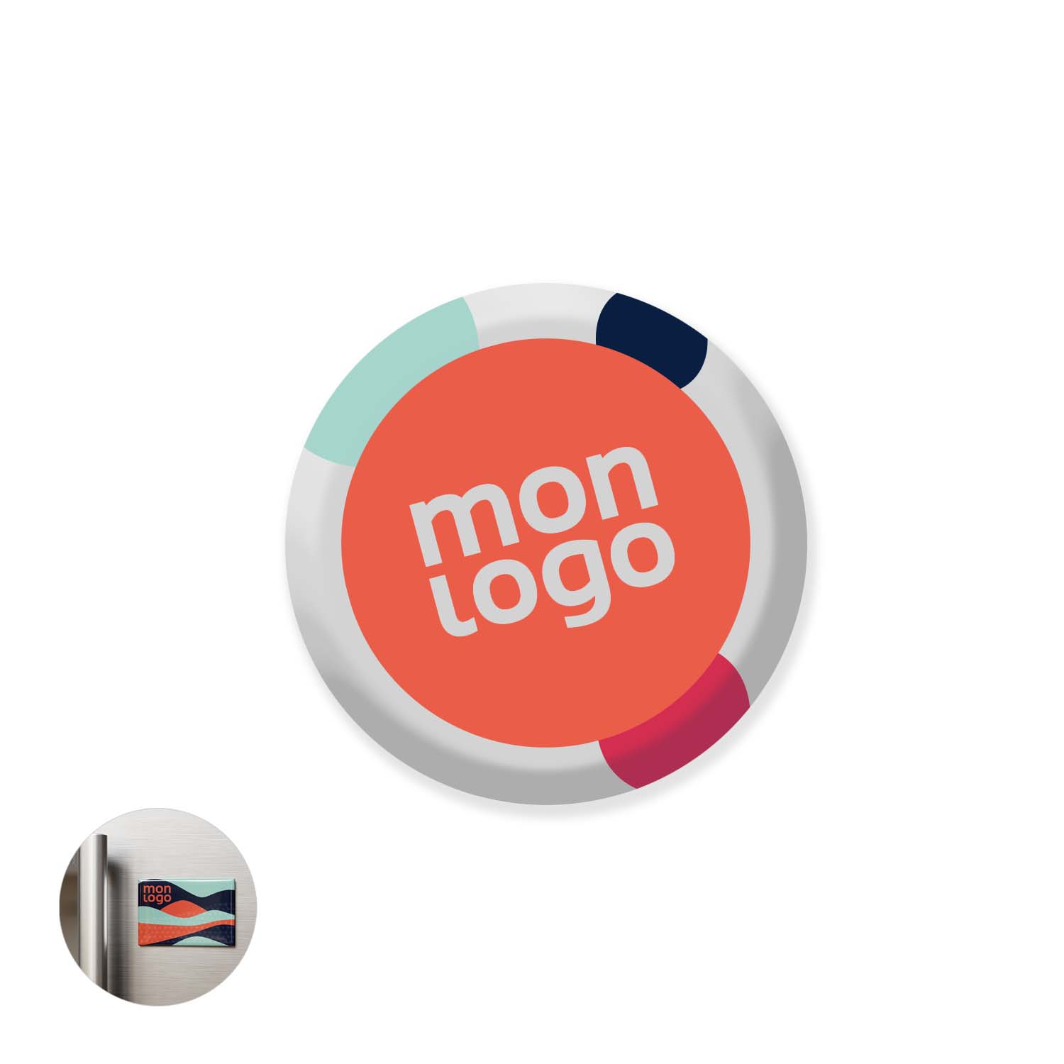 MAGNET AVEC DOMING 'DECO'FIX 3D'