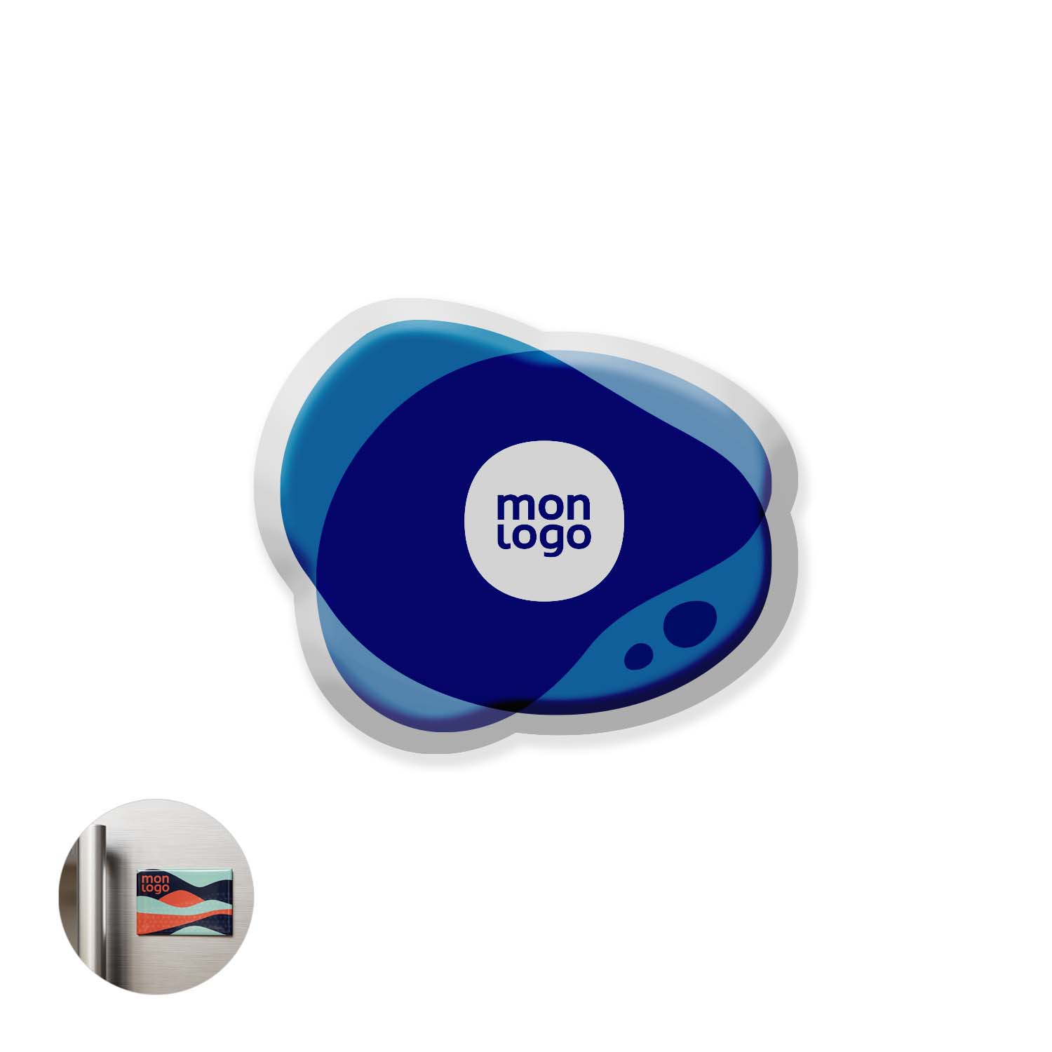 MAGNET AVEC DOMING 'DECO'FIX 3D'