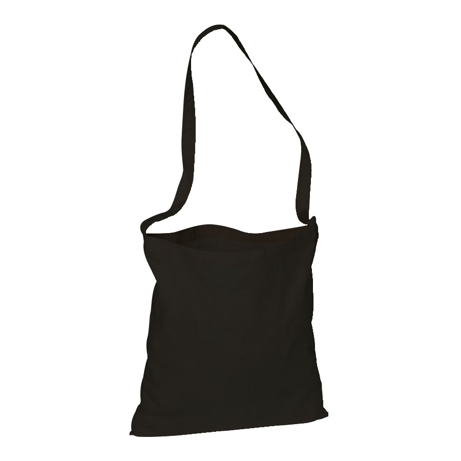 SAC COTON PUBLICITAIRE BANDOULIÈRE 'PUERTO' NOIR