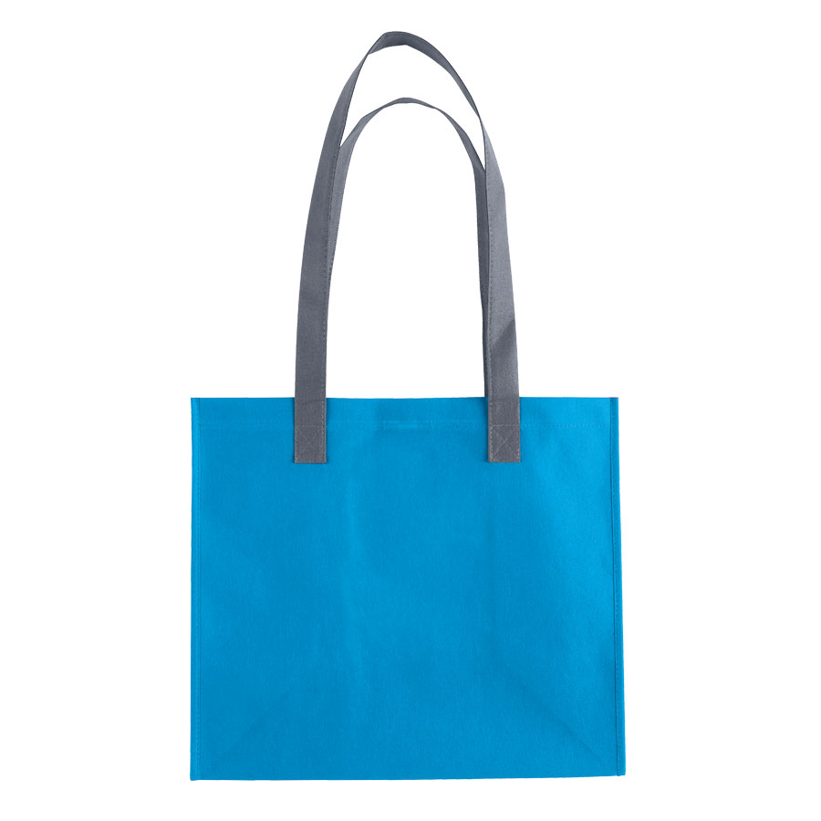 SAC SHOPPING PUBLICITAIRE BICOLORE 'BARCELONA' 80 GR/M²