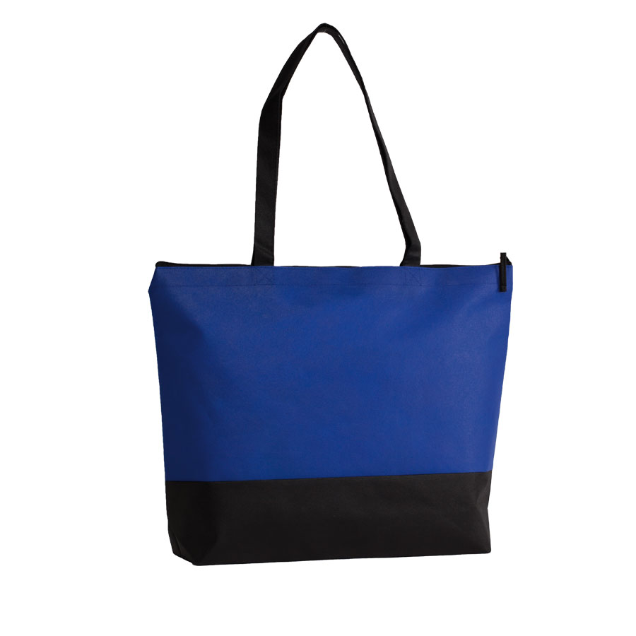 SAC SHOPPING PUBLICITAIRE BICOLORE ANSES LONGUES 'LUPITA' 100 GR/M²