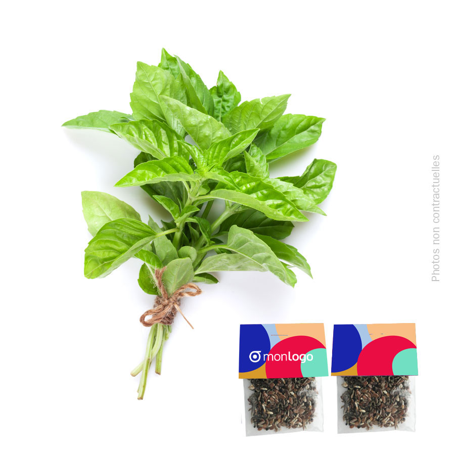 SACHET DE GRAINES PERSONNALISABLE 'SEEDY'