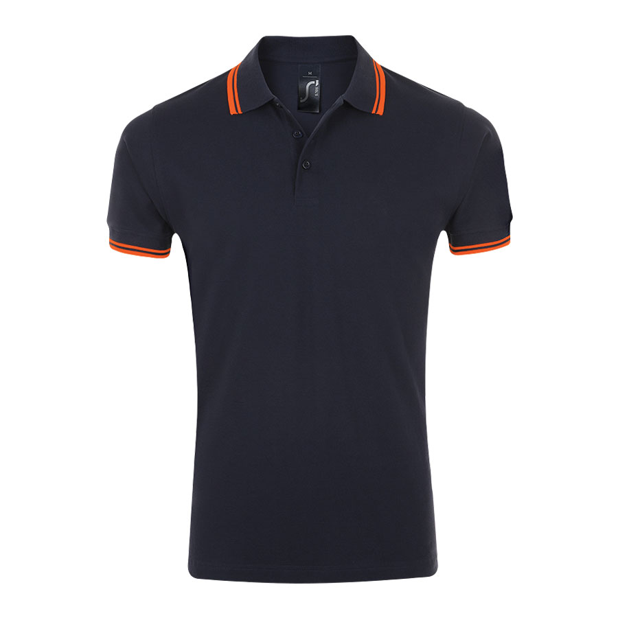 POLO BICOLORE PERSONNALISABLE HOMME 'PASADENA' 200 GR/M²