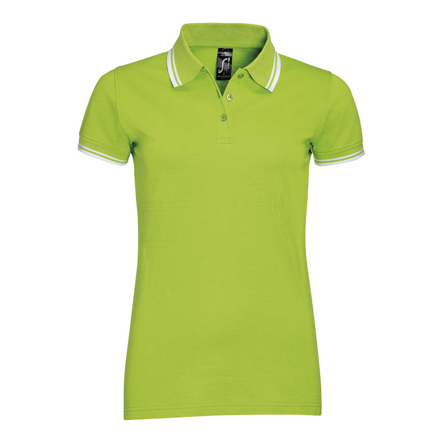 POLO BICOLORE PERSONNALISABLE FEMME 'PASADENA' 200 GR/M²