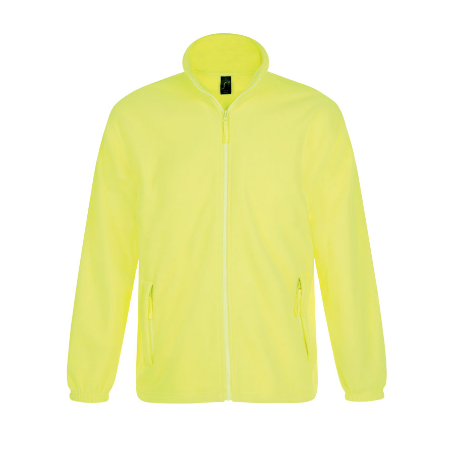 VESTE POLAIRE PUBLICITAIRE ZIPPEE HOMME 'NORTH' FLUO 300 GR/M²