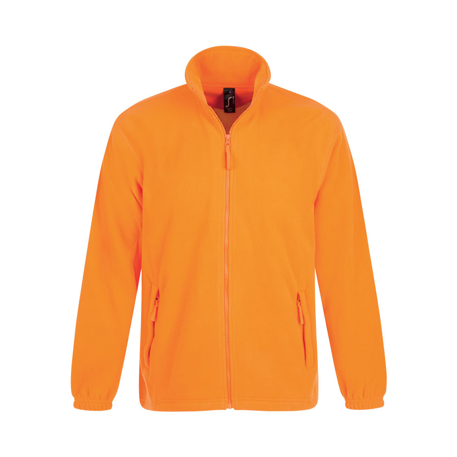 VESTE POLAIRE PUBLICITAIRE ZIPPEE HOMME 'NORTH' FLUO 300 GR/M²