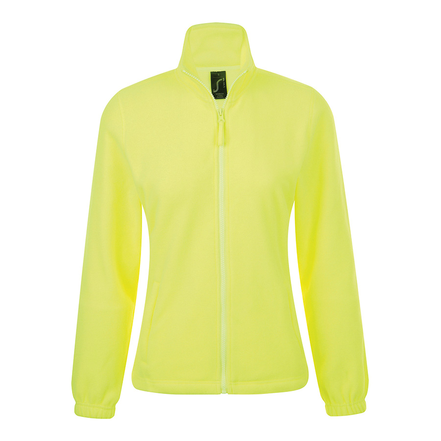 VESTE POLAIRE PUBLICITAIRE ZIPPEE FEMME 'NORTH' FLUO 300 GR/M²