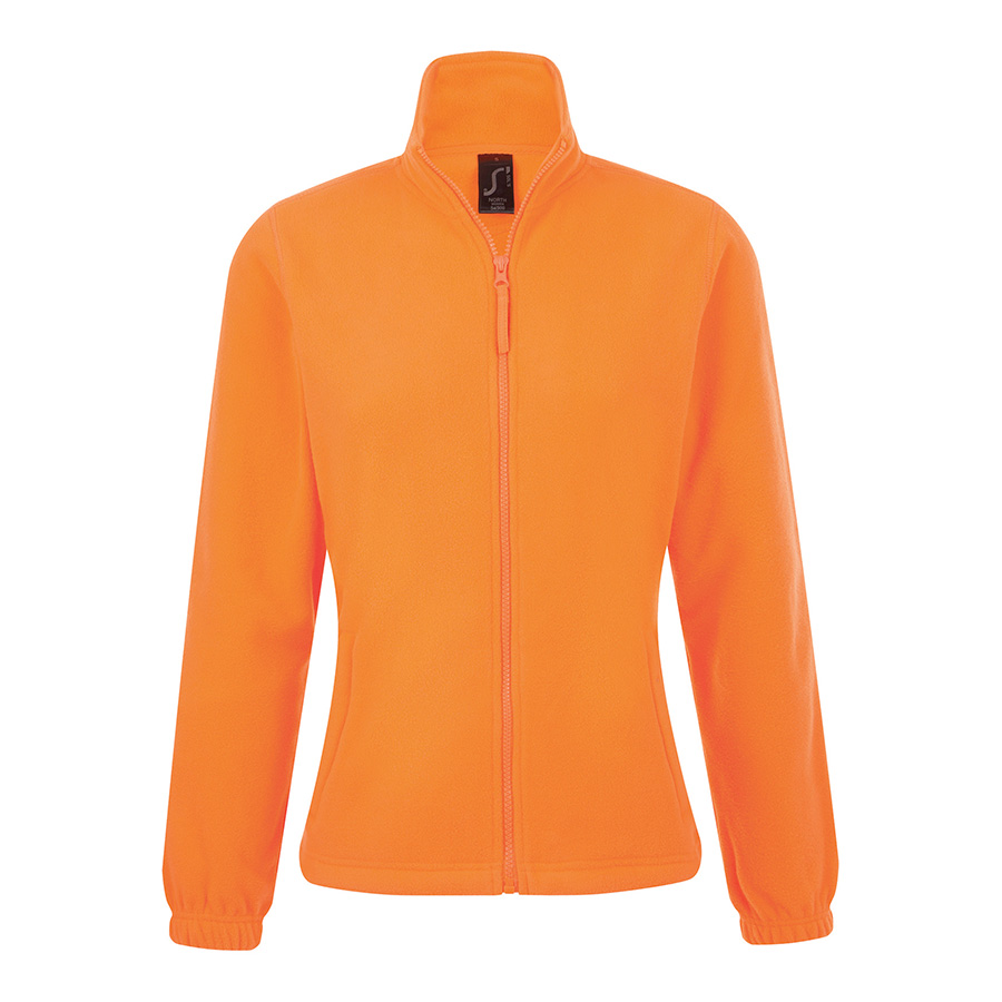 VESTE POLAIRE PUBLICITAIRE ZIPPEE FEMME 'NORTH' FLUO 300 GR/M²