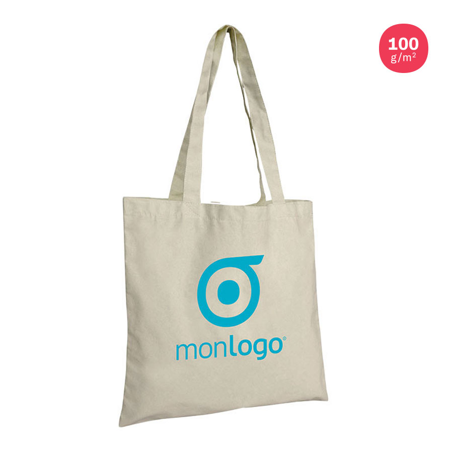 LOT DE 200 SACS EN COTON PERSONNALISÉS 'MARIETA' 110GR/M²