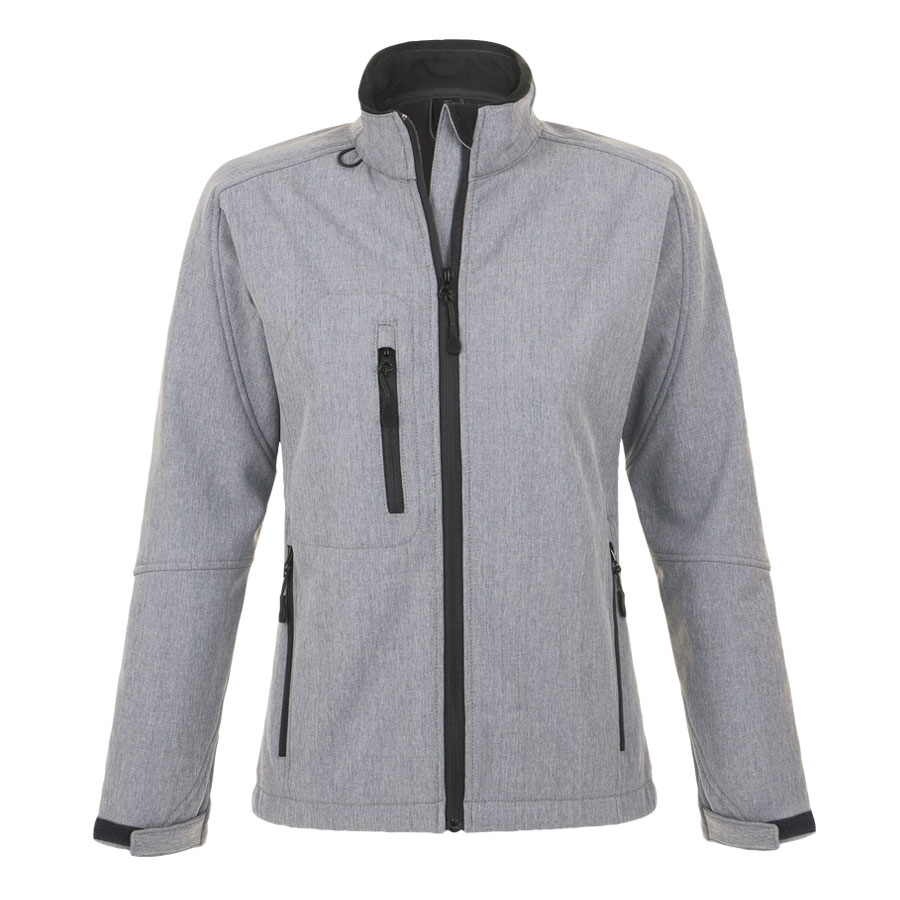 VESTE PUBLICITAIRE ZIPPÉE SOFTSHELL FEMME 'ROXY' 340 GR/M²