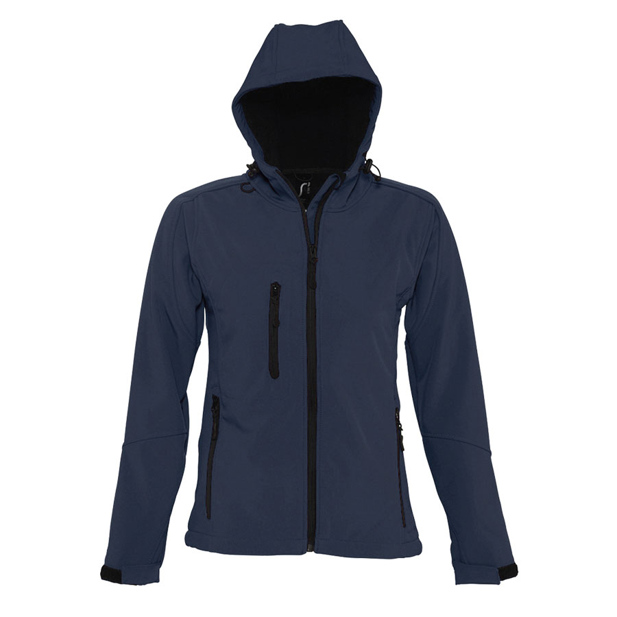 VESTE SOFTSHELL A CAPUCHE FEMME 'REPLAY' 340 GR/M²