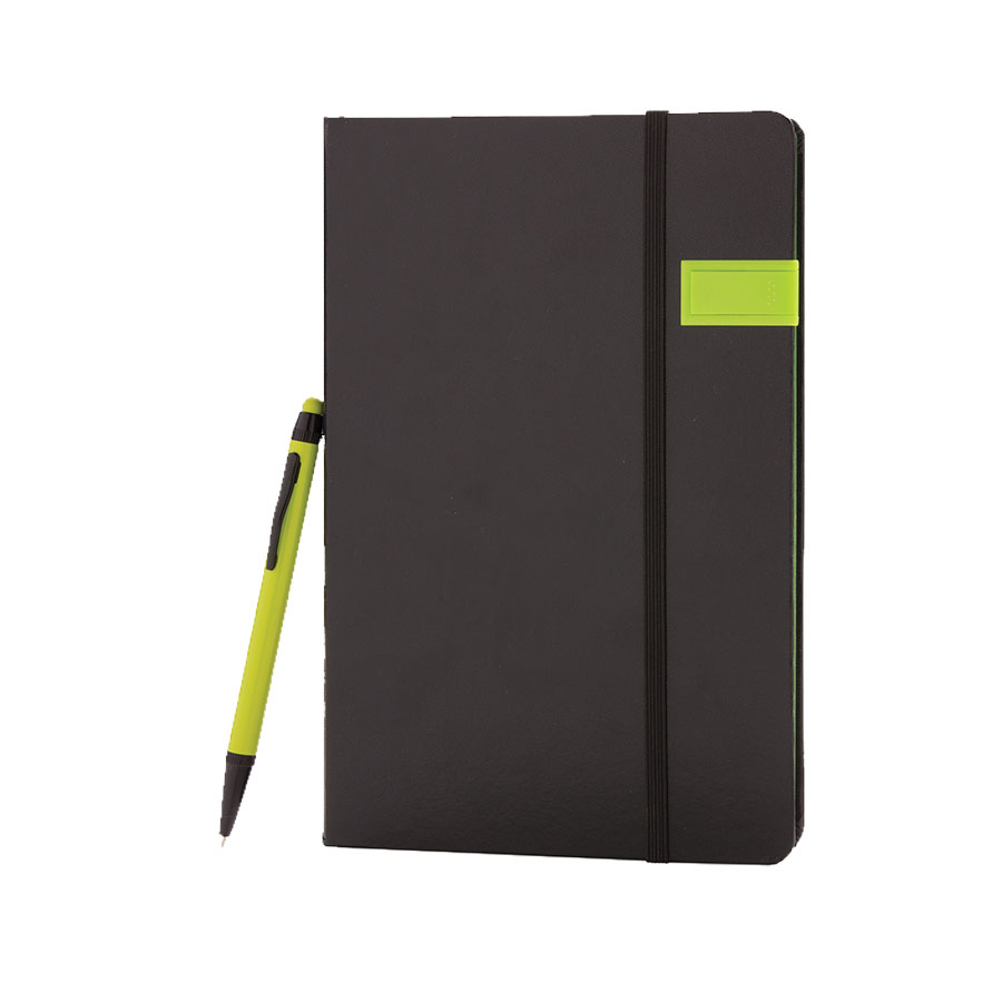 CARNET DE NOTES A5 AVEC STYLO/STYLET ET CLÉ USB 8GO PUBLICITAIRE 'XAVIER'