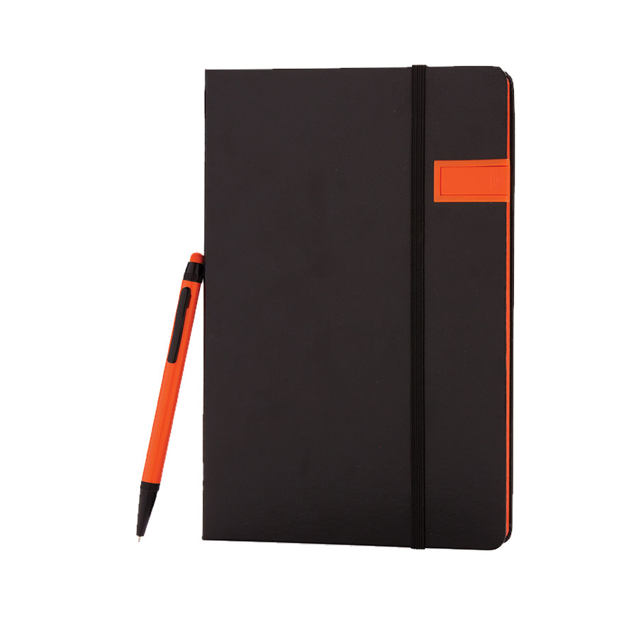 CARNET DE NOTES A5 AVEC STYLO/STYLET ET CLÉ USB 8GO PUBLICITAIRE 'XAVIER'