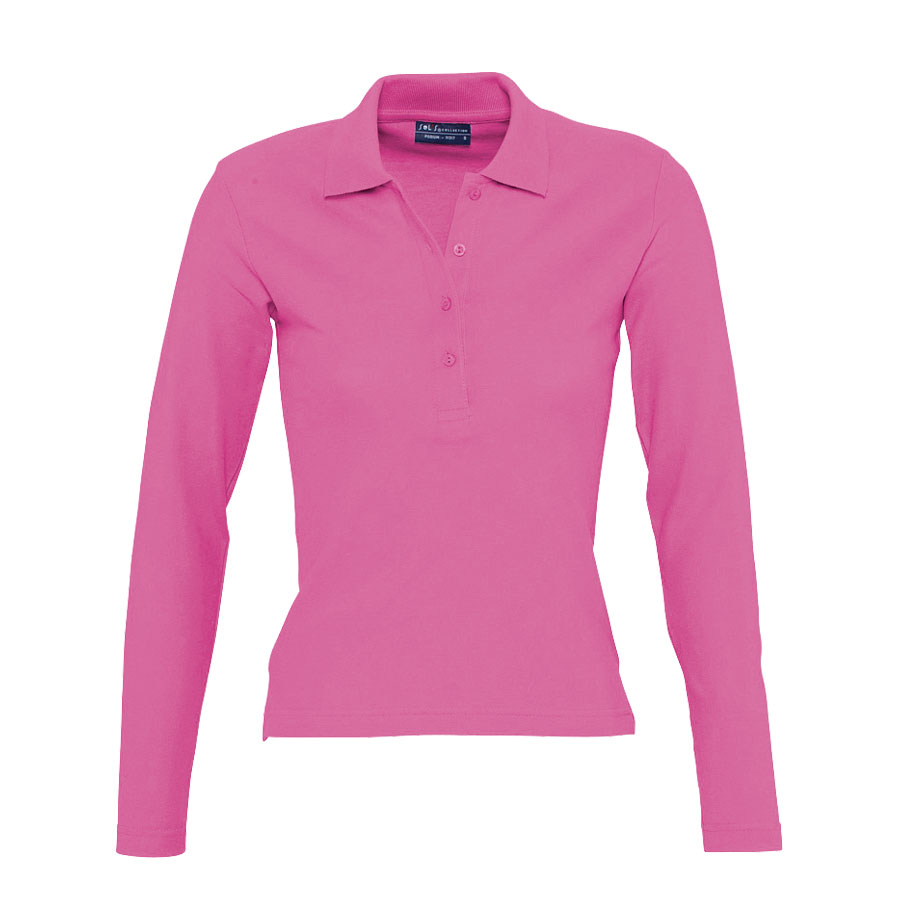 POLO PUBLICITAIRE FEMME MANCHES LONGUES 'PODIUM'