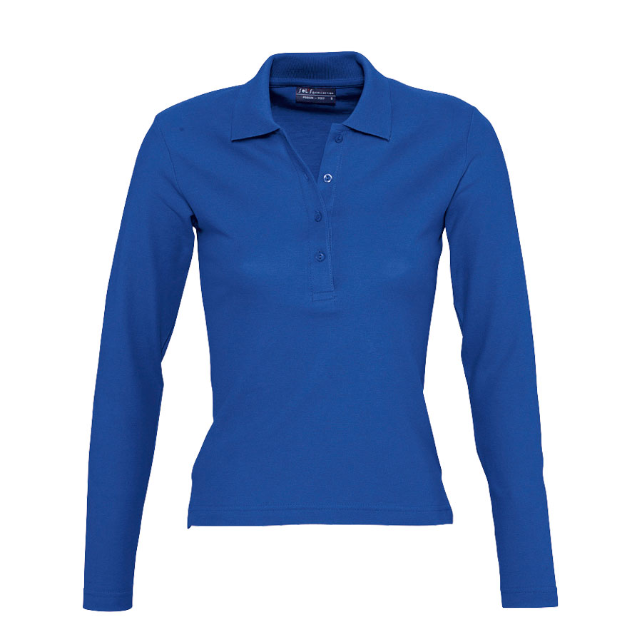 POLO PUBLICITAIREFEMME MANCHES LONGUES 'PODIUM'