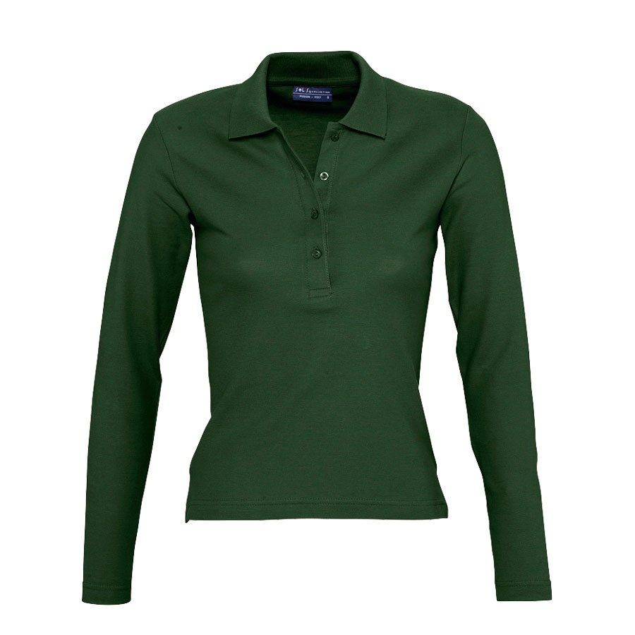 POLO PUBLICITAIRE FEMME MANCHES LONGUES 'PODIUM'