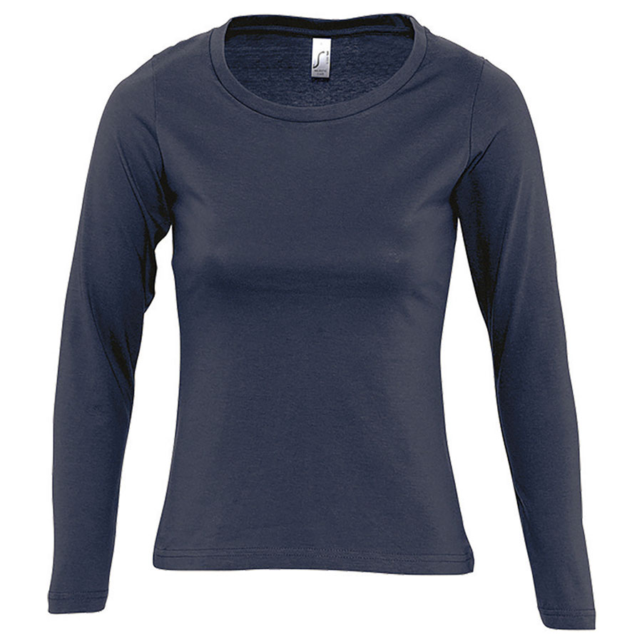 TEE-SHIRT PERSONNALISE FEMME MANCHES LONGUES 'MAJESTIC' 150 GR/M²