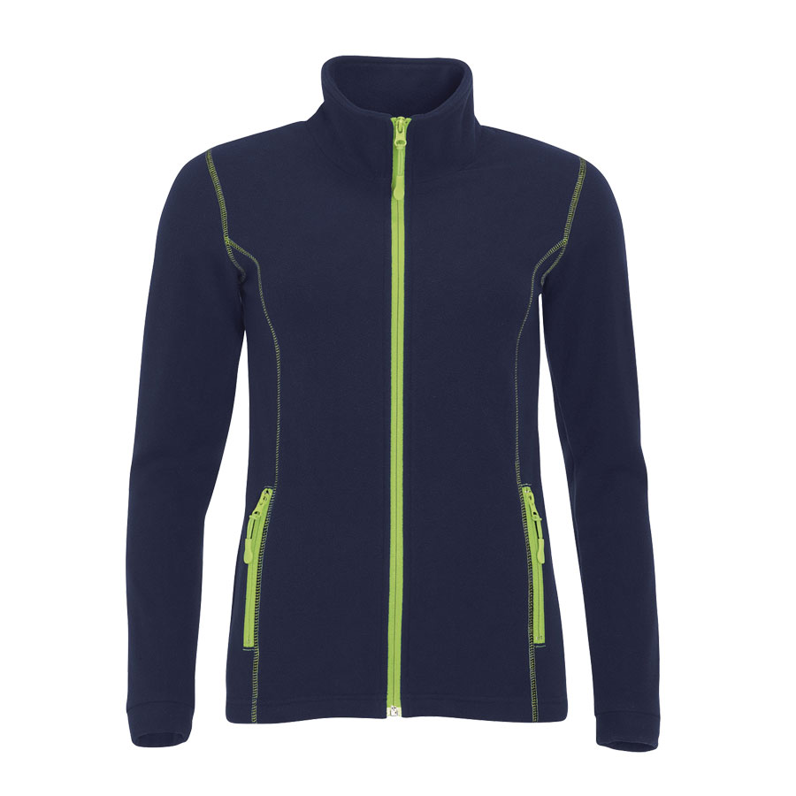 VESTE MICROPOLAIRE ZIPPEE FEMME 'NAVO' 200GR/M²