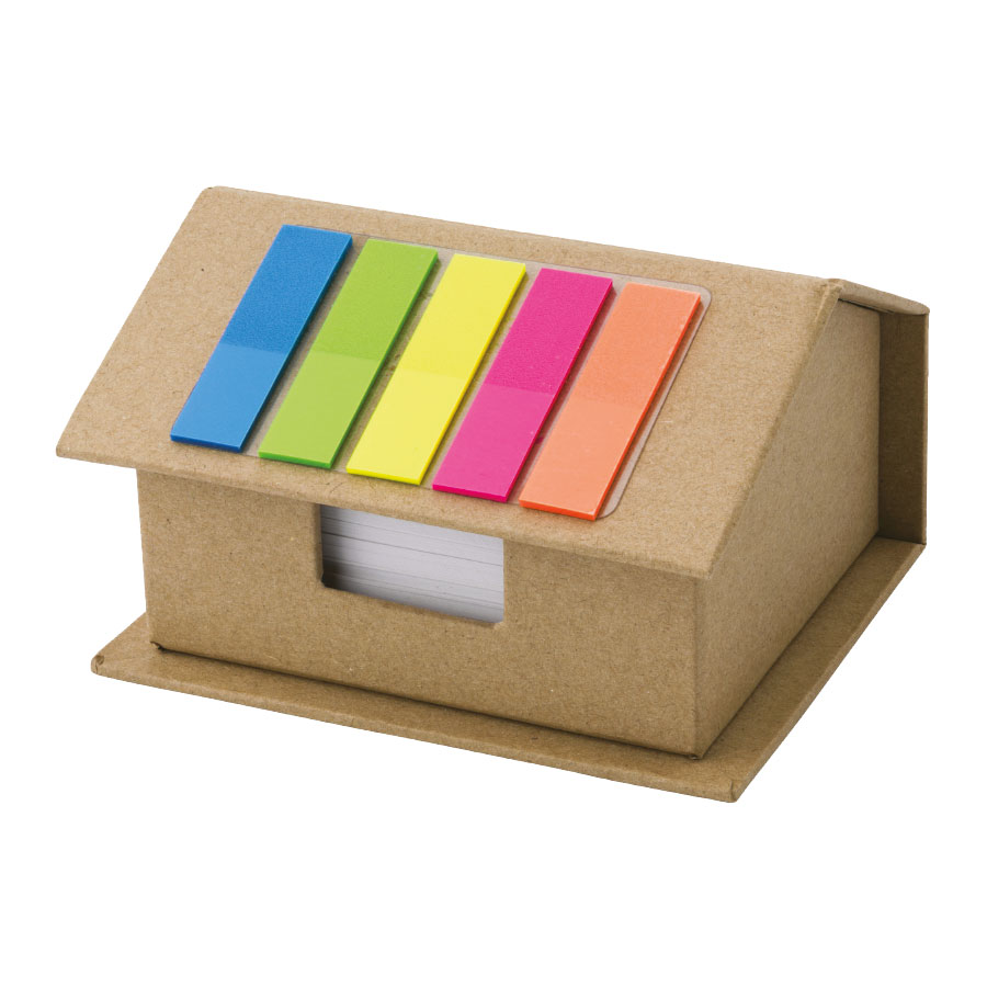 BLOC PAPIER ET MARQUE-PAGES PUBLICITAIRE 'HOUSEMEMO'