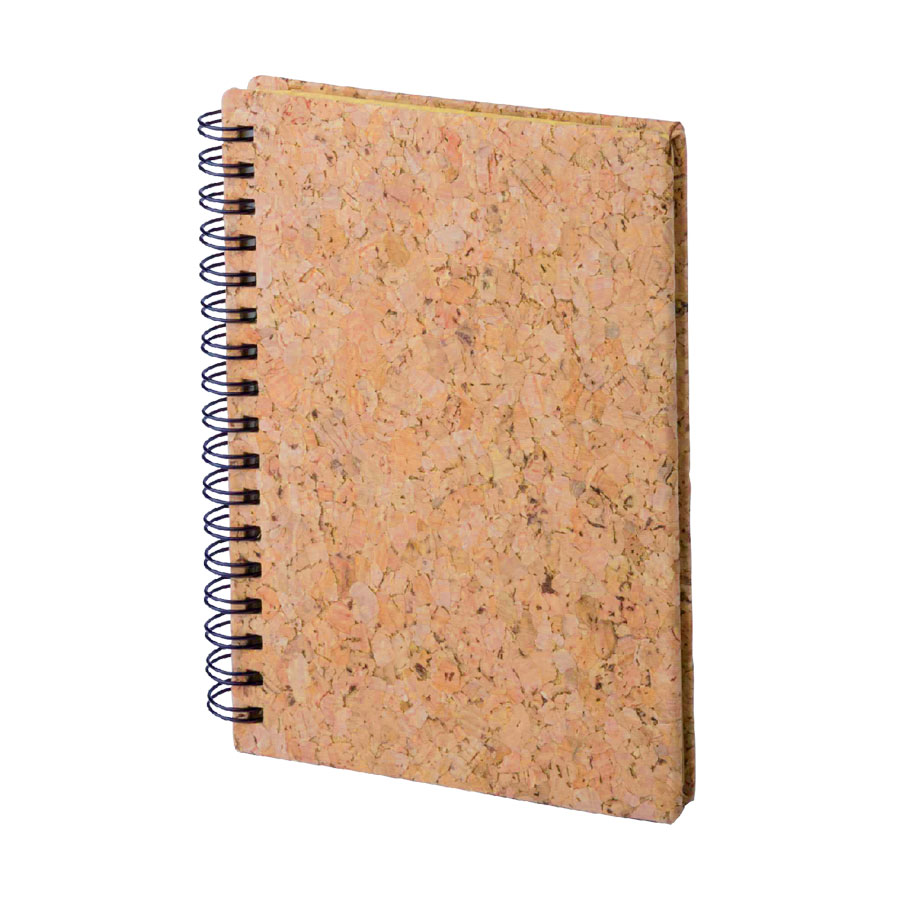 CARNET À SPIRALE EN LIÈGE PERSONNALISÉ 'SINTRA'