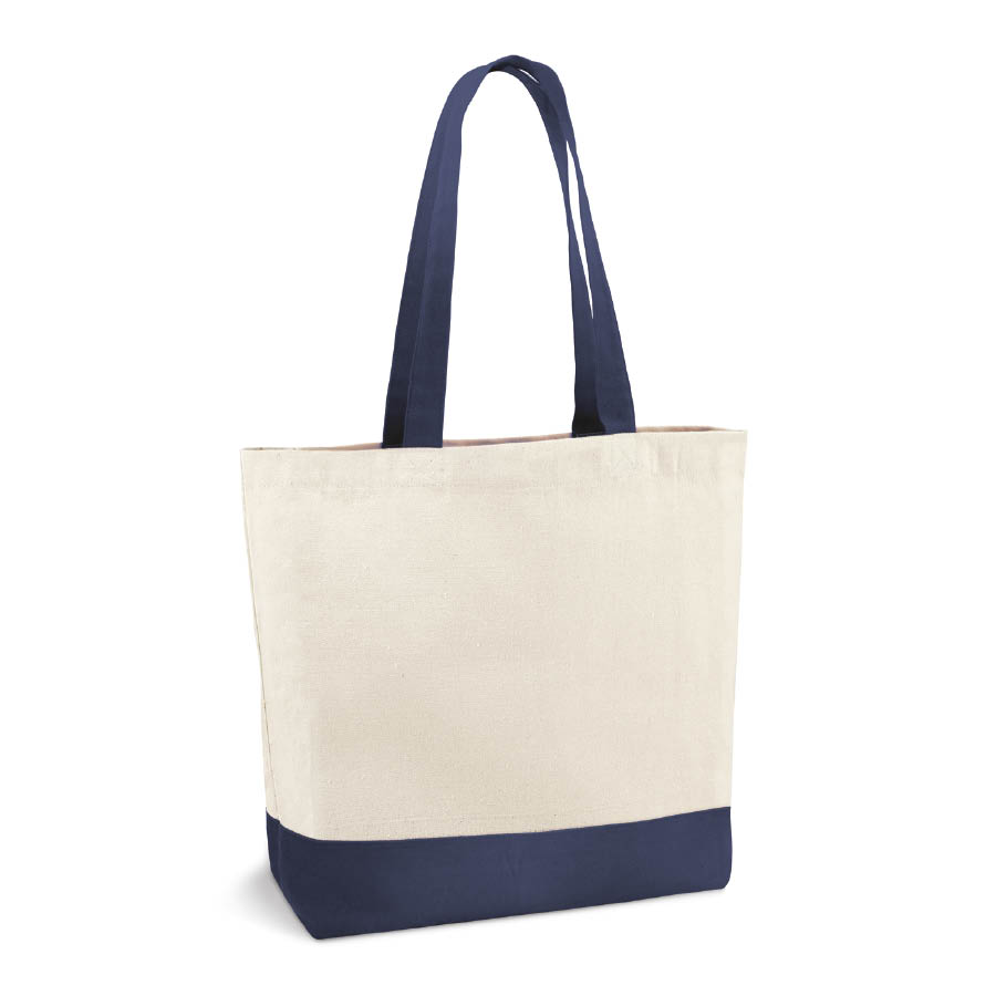SAC COTON BICOLORE PERSONNALISÉ ANSES LONGUES 'OCALA' 280 GR/M²