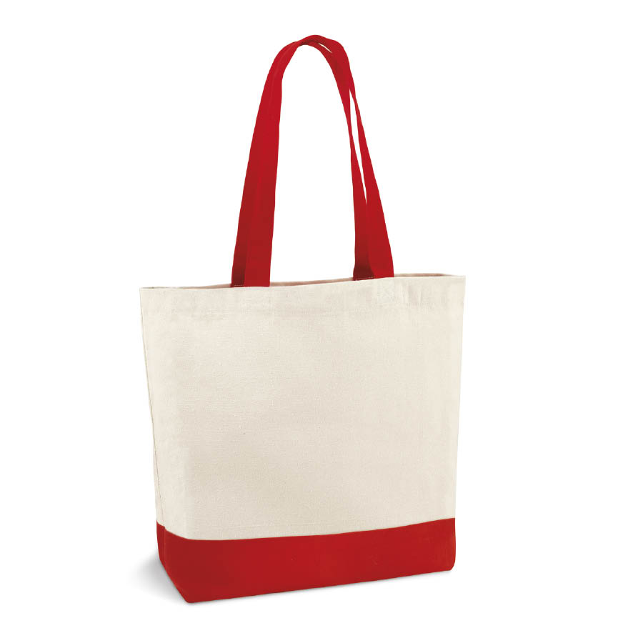 SAC COTON BICOLORE PERSONNALISÉ ANSES LONGUES 'OCALA' 280 GR/M²