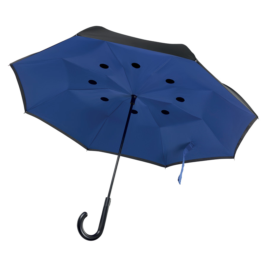 PARAPLUIE PUBLICITAIRE TEMPETE REVERSIBLE A FERMETURE AUTOMATIQUE 'LERWICK