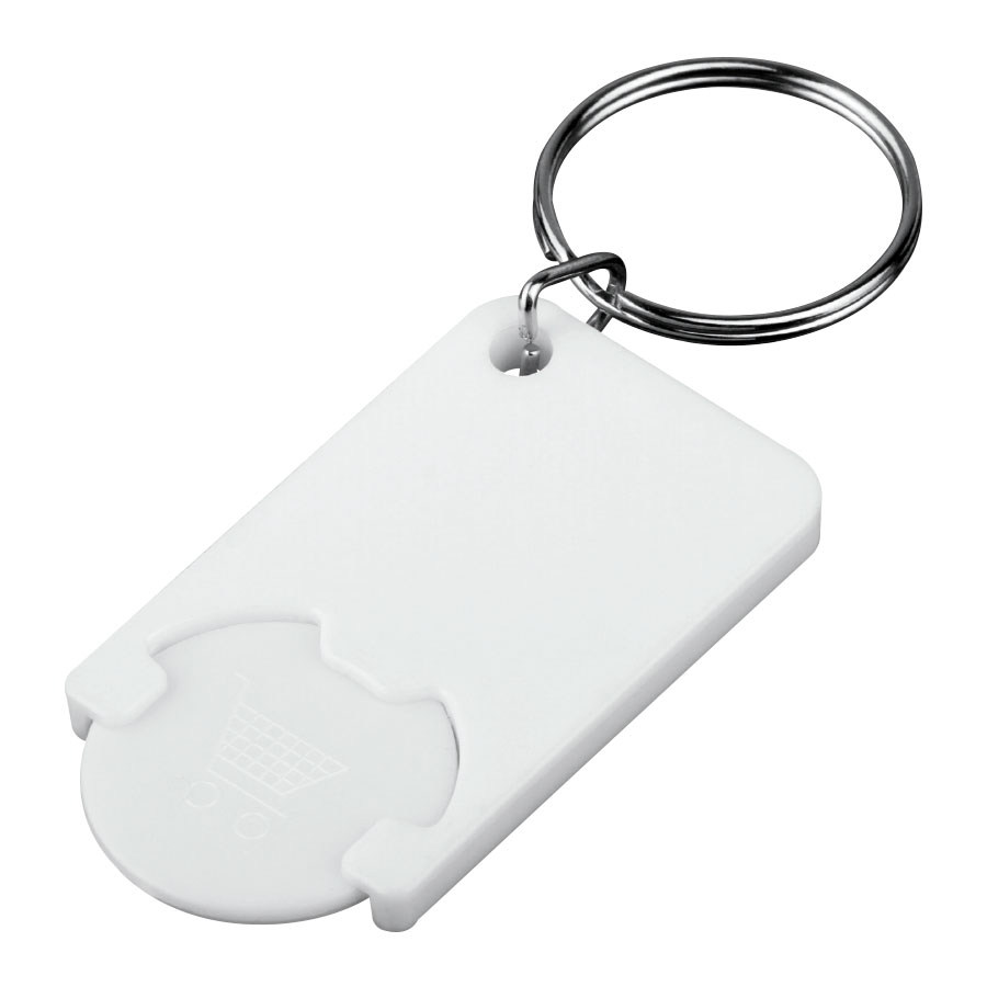 LOT DE 300 PORTE-CLES PUBLICITAIRES JETON 'TOKEN'