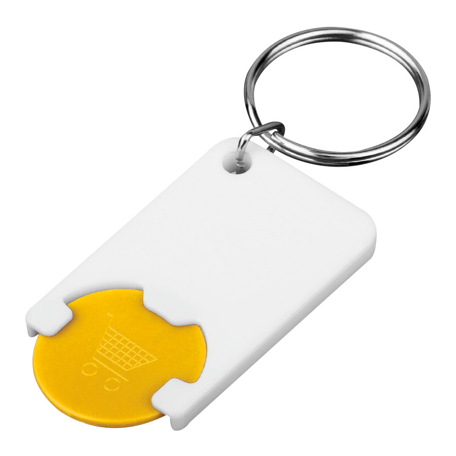 LOT DE 300 PORTE-CLES PUBLICITAIRES JETON 'TOKEN'