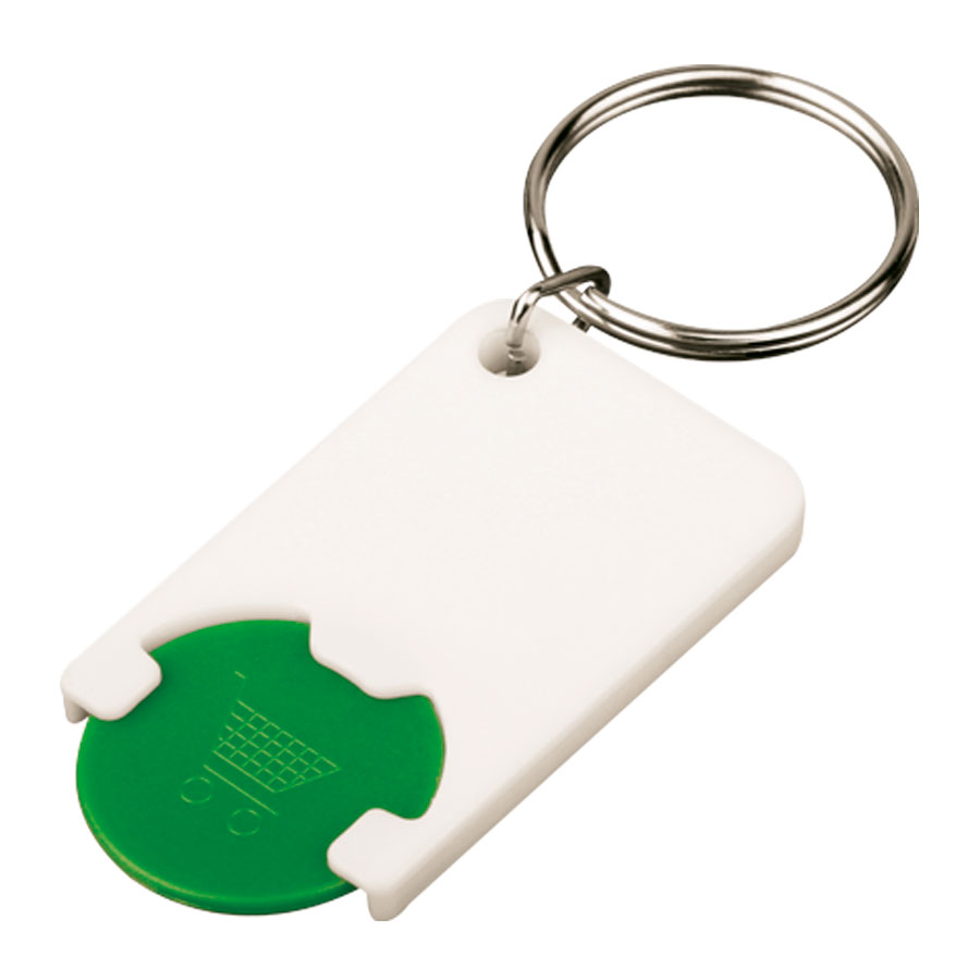 LOT DE 300 PORTE-CLES PUBLICITAIRES JETON 'TOKEN'