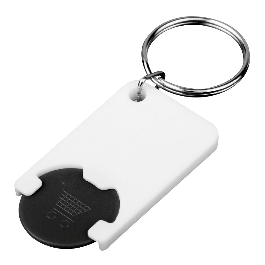 LOT DE 300 PORTE-CLES PUBLICITAIRES JETON 'TOKEN'