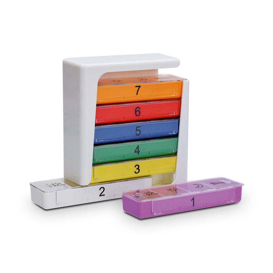 PILULIER SEMAINIER COULISSANT PERSONNALISÉ 'NUXIS'