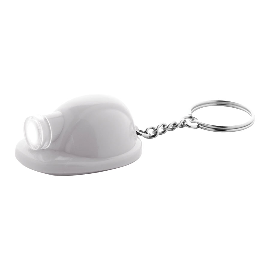 PORTE-CLÉS PUBLICITAIRE LUMINEUX EN FORME DE CASQUE 'CASCO'