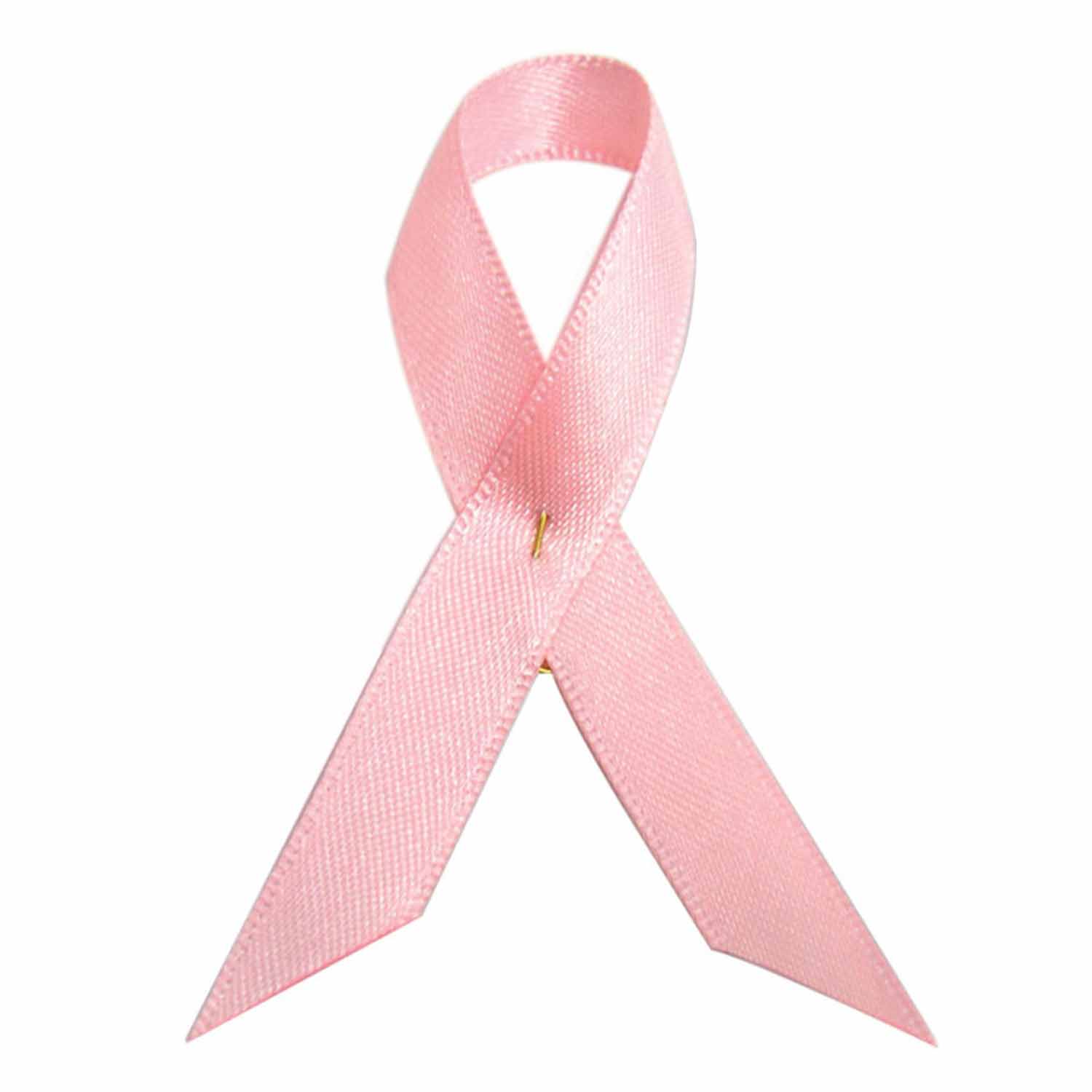 BROCHE RUBAN PERSONNALISÉE EN SATIN 'ROSE'