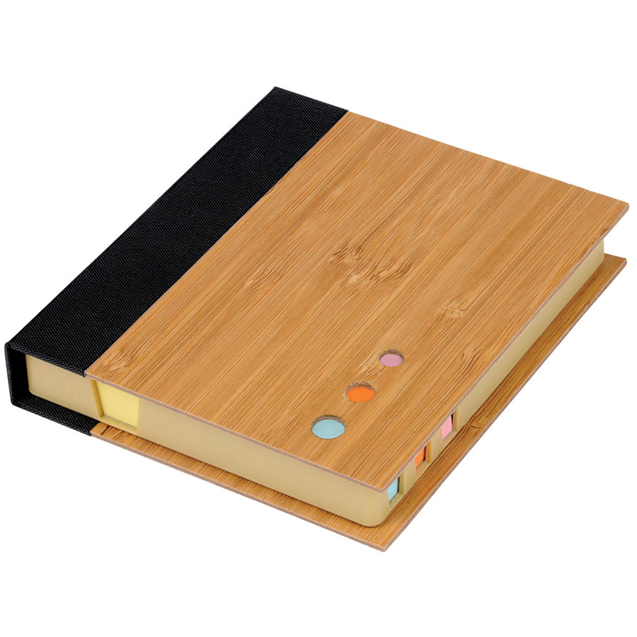 BLOC MÉMO PUBLICITAIRE AVEC MARQUE-PAGES 'PANDAS'