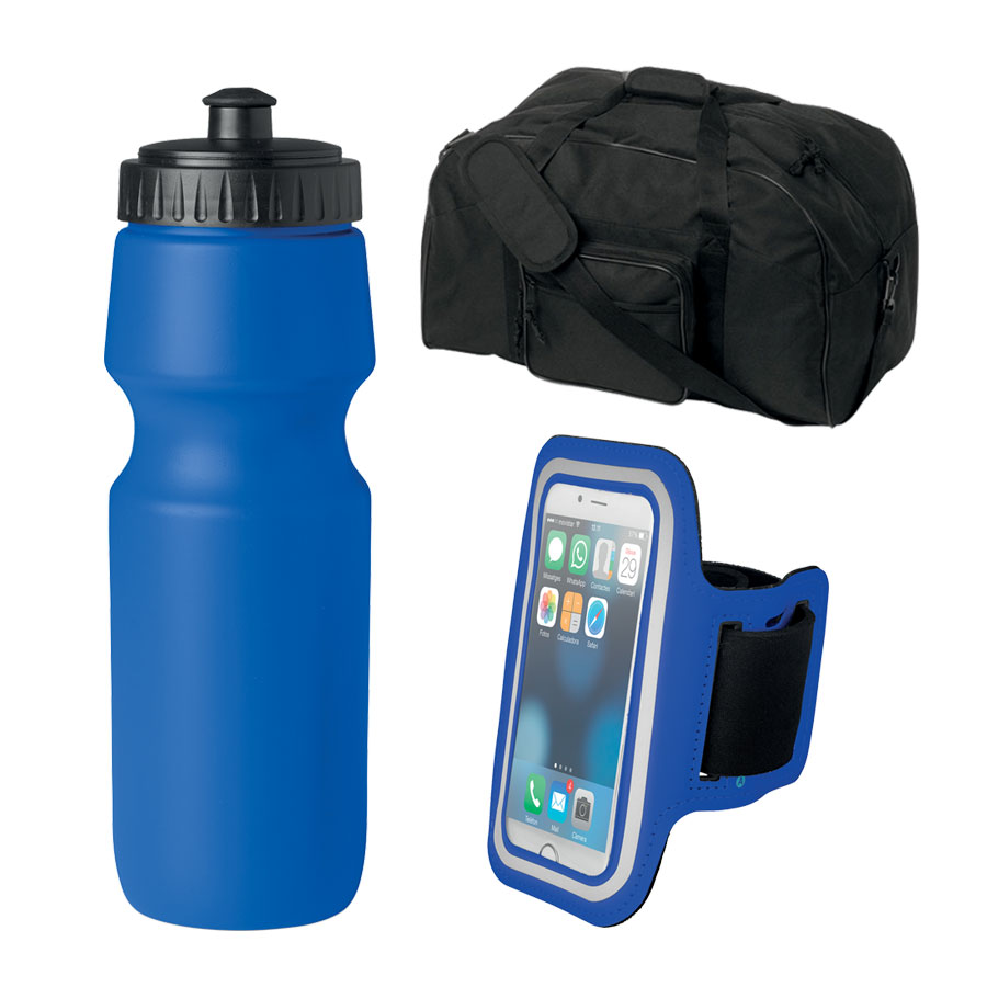 LOT 50 BRASSARDS 'RUSH' + 50 GOURDES 'BOGLIA' + 1 SAC DE SPORT 'PAMPA' OFFERT