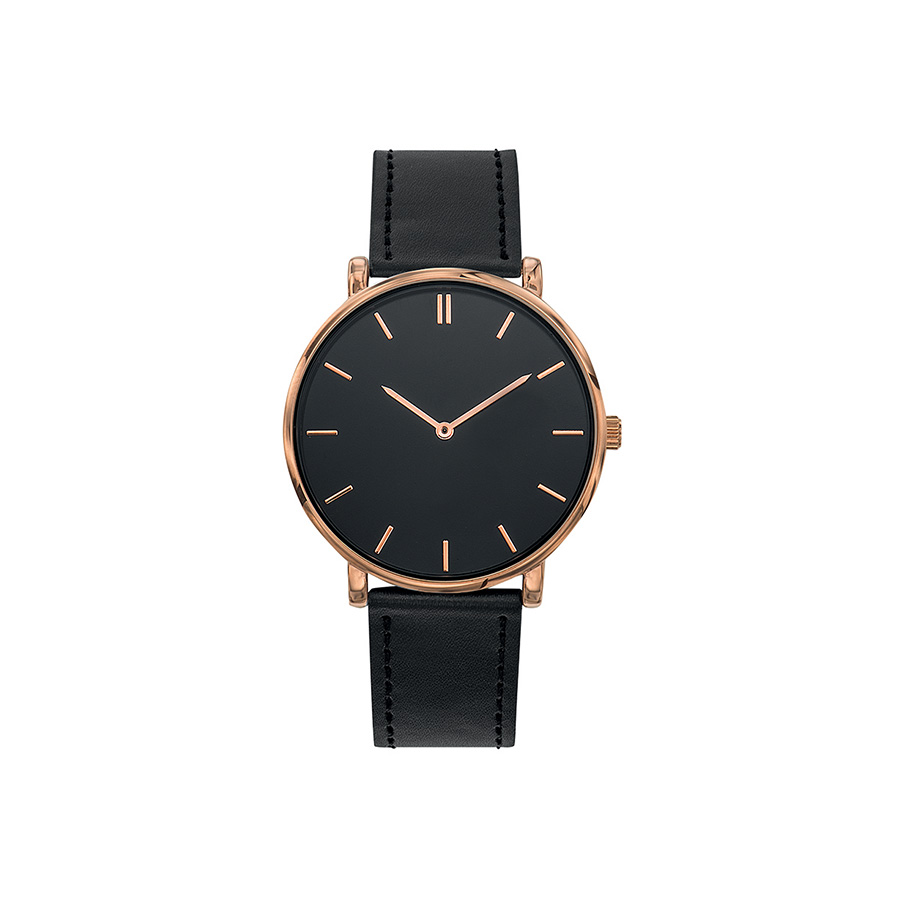 MONTRE ANALOGIQUE PUBLICITAIRE SIMILI CUIR 'SOFYA'