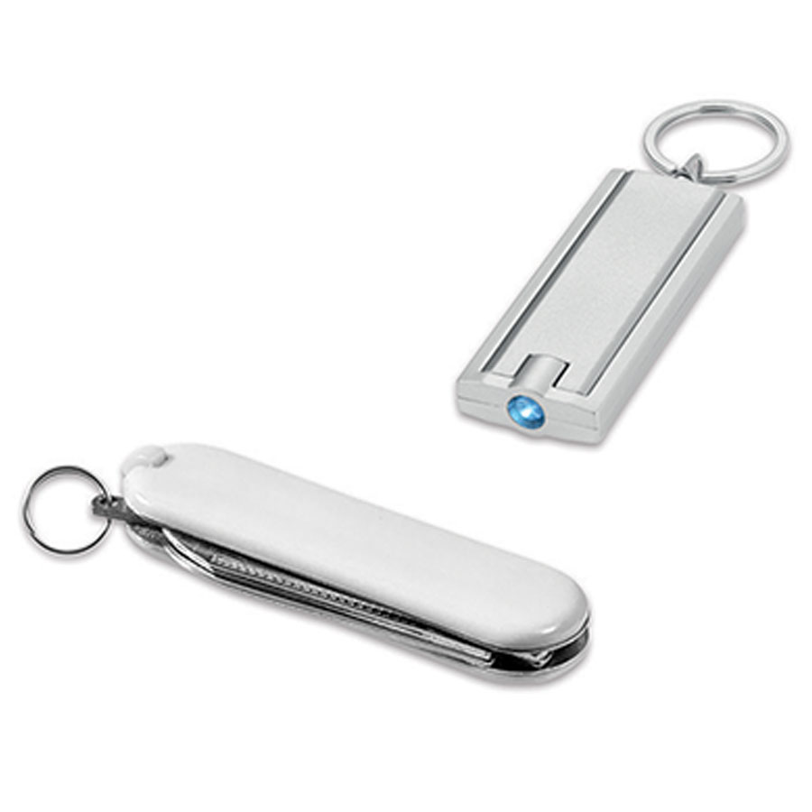 LOT DE 50 COUTEAUX 'CERVIN' + 50 PORTE-CLÉS 'FLAT' + 1 SAC REPAS 'NARVIK' EN CADEAU