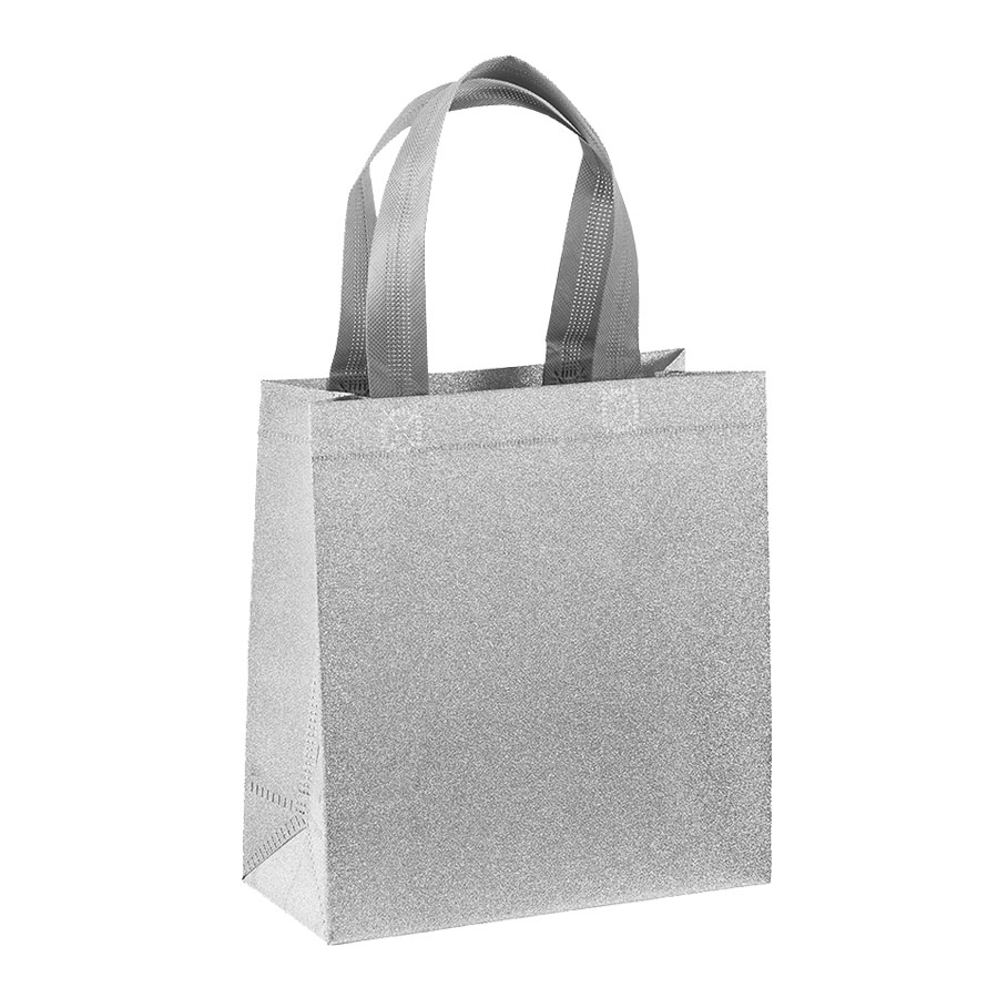 SAC SHOPPPING PAILLETÉ AVEC SOUFFLET 'ZAGORA' PETIT FORMAT