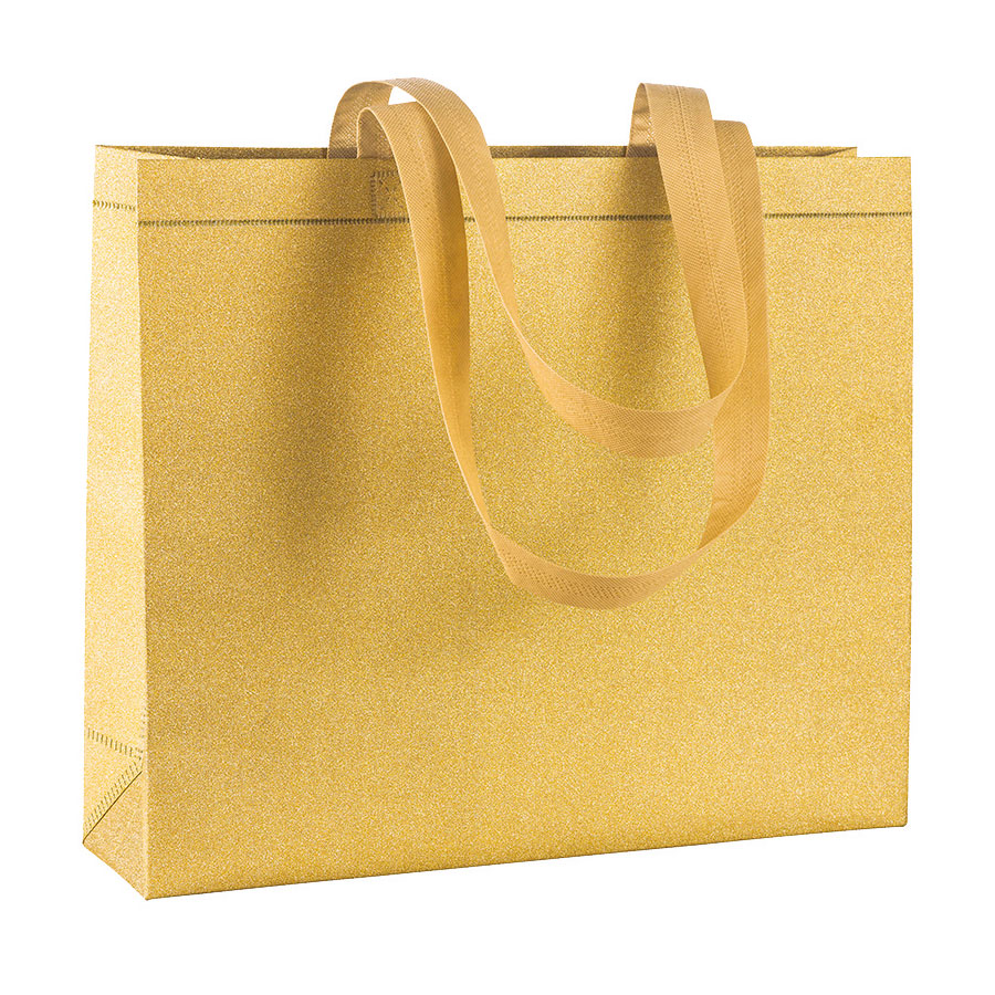 SAC SHOPPPING PERSONNALISABLE PAILLETÉ AVEC SOUFFLET 'ZAGORA'