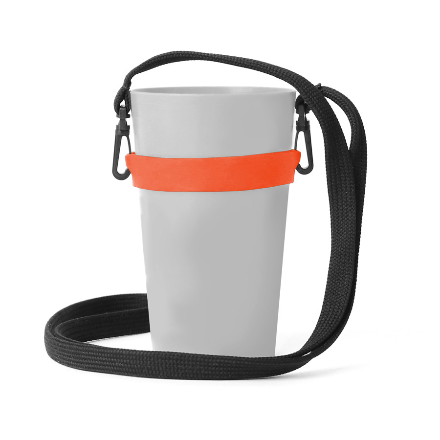 PORTE-GOBELET 30 CL ET 60 CL TOUR DE COU PUBLICITAIRE 'BORELIA'